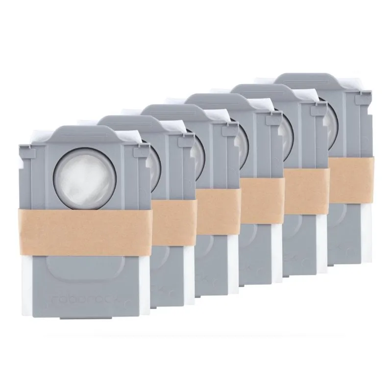 Borsa per polvere Roborock RRDE-CDYCX0-QREVO-06 Grigia 6 pezzi per Robot aspirapolvere