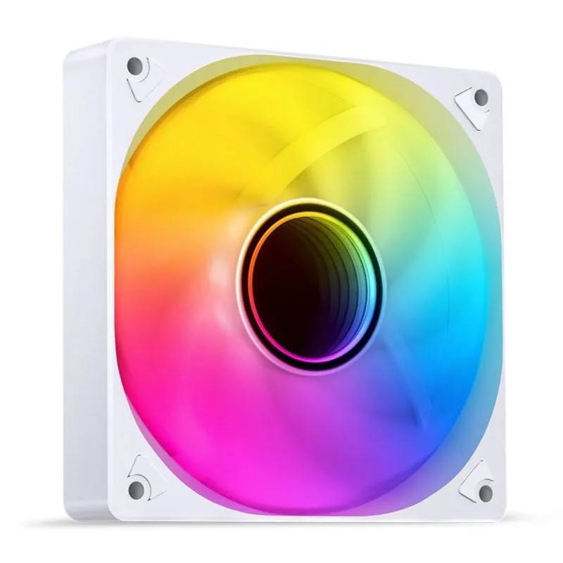 Ventilatore Jonsbo SL-120W 12 cm 600-1500 RPM Bianco Multi LED Ventilatore