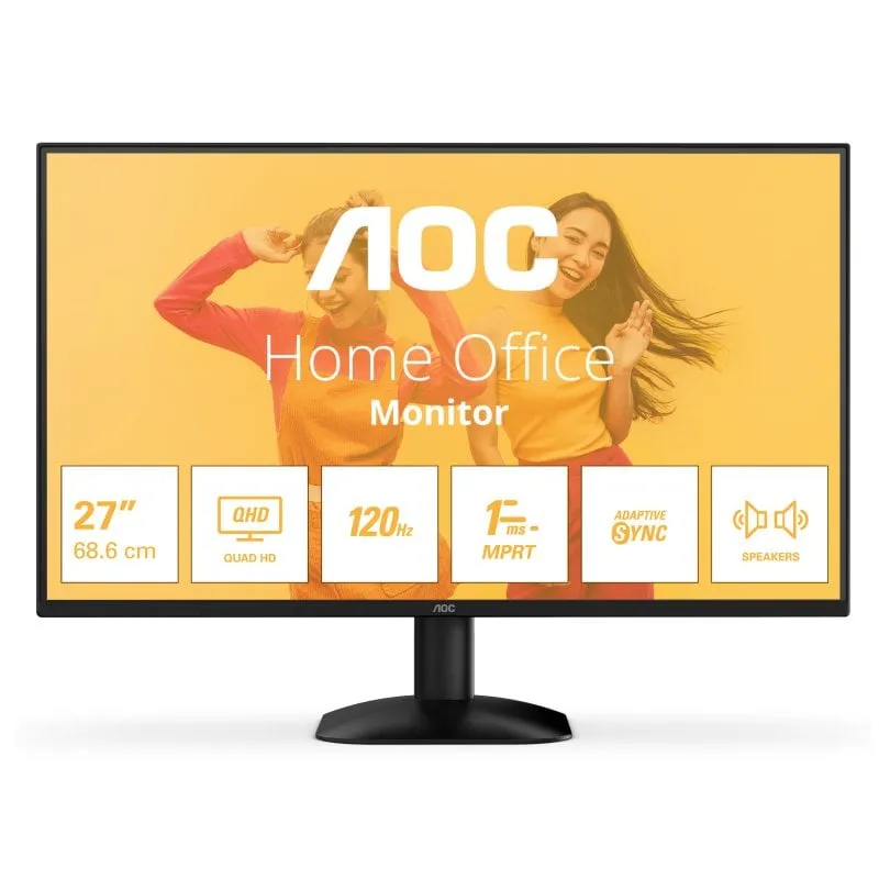 Monitor AOC Q27B35S3 27" QHD 120Hz 1ms AdaptiveSync Nero