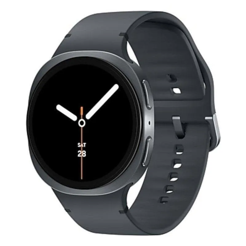 Samsung Galaxy Watch 8 LTE Bluetooth GPS 44mm Argento Cinturino Bianco IP68 Cardiofrequenzimetro