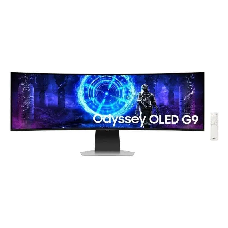 Monitor PC Samsung Odyssey G9 S49DG954SU 49" Dual QHD 240Hz OLED Curvo 0,03ms Smart TV