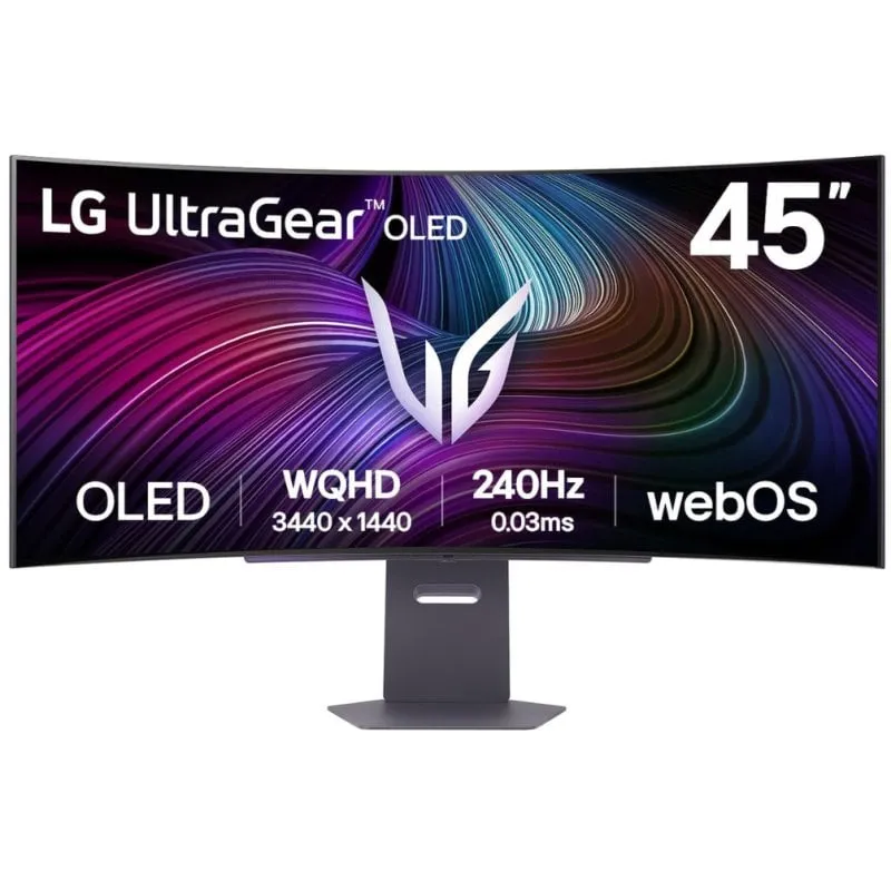 Monitor LG 45GX90SA-B 45" 3440x1440 240Hz OLED Wide Quad HD Curvo Gaming