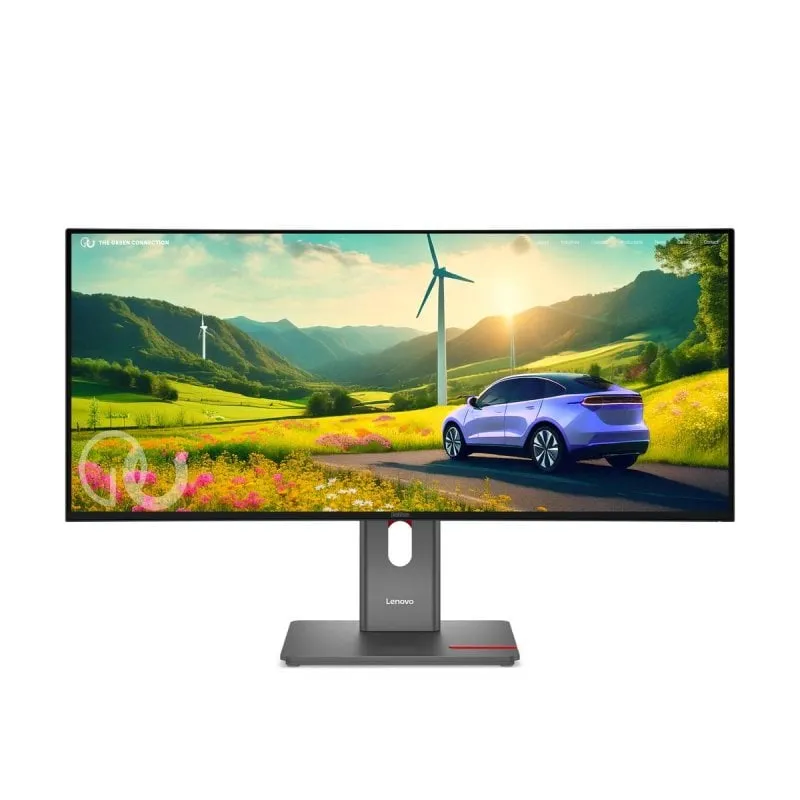 Monitor curvo Lenovo ThinkVision P34WD-40 da 34" 3440x1440 120Hz IPS USB-C VESA Ethernet