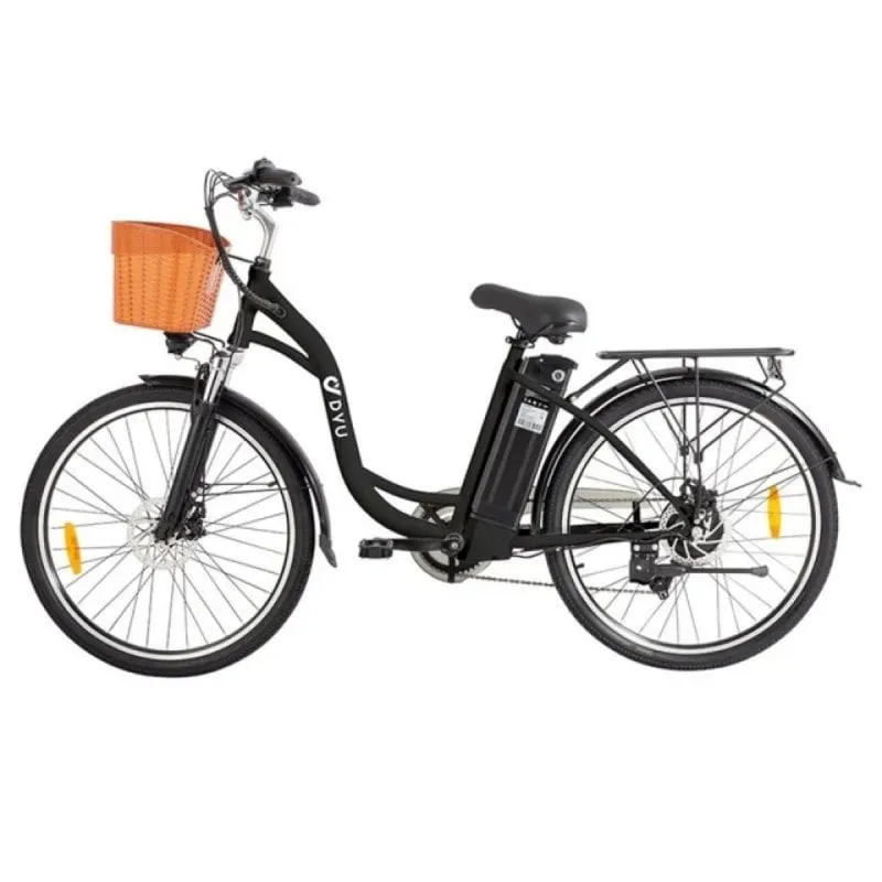 DYU C6 350W 12,5Ah 26" Bicicletta elettrica con sospensioni e freni a disco