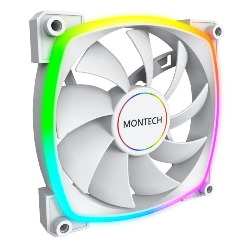 Ventola Montech AX140 PWM 14 cm 540-1760 RPM LED Bianco