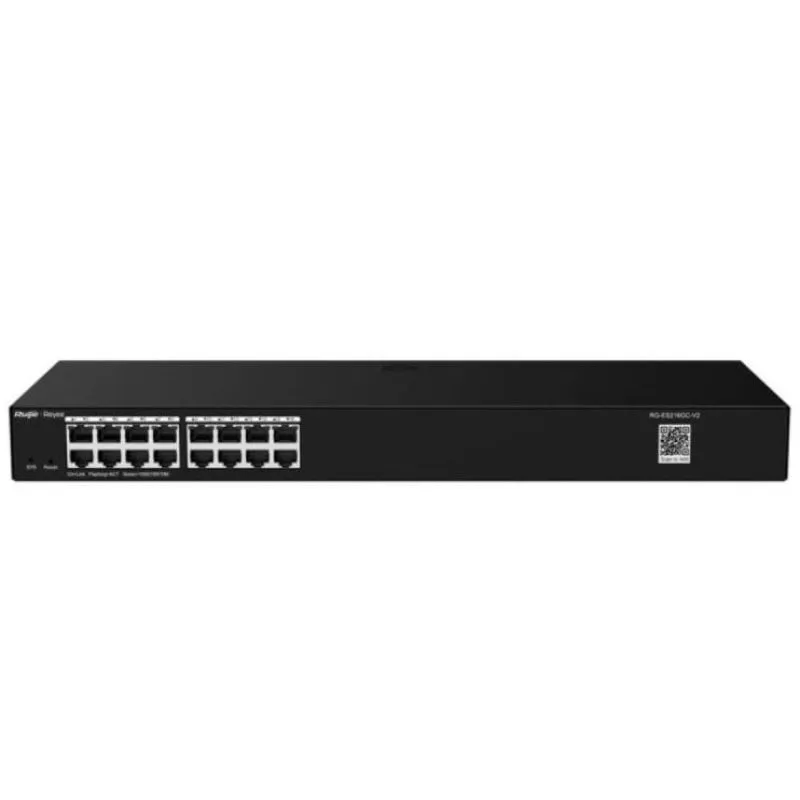 Switch gestito cloud Gigabit a 16 porte Ruijie RG-ES216GC-V2 con prevenzione del loopback