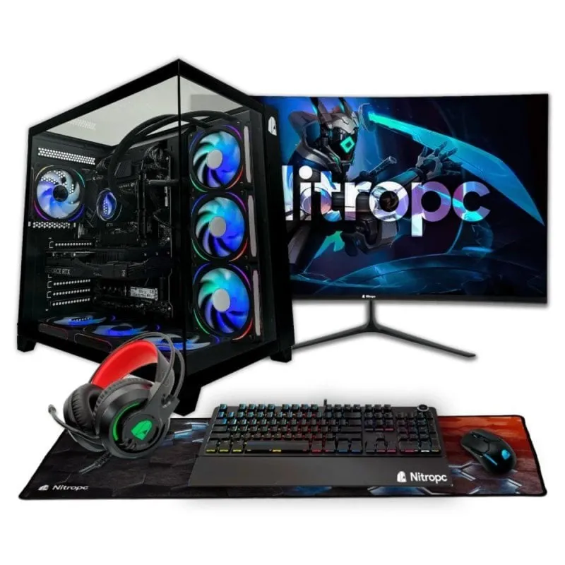 PC Sobremesa PcComponentes Nitropc Pack Diamond Intel i7-12700KF 32GB 2TB SSD RTX 5060