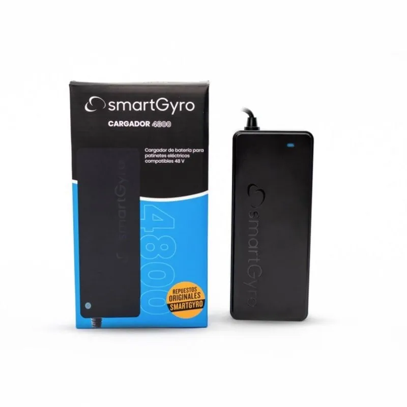 Cargatore nero originale smartGyro per batterie patinete K2, K2 Pro, e-Xplorer, Speedway, RockWay e Crossover