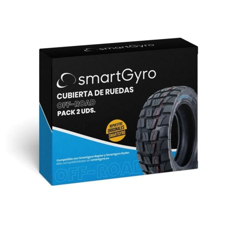 Copertura OFF-ROAD in Gomma Resistente con Tappi Grandi per smartGyro Raptor e Ryder