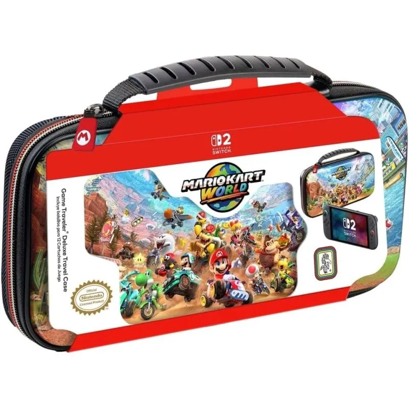 Custodia da viaggio Blackfire Game Traveler Deluxe Mario Kart World per Nintendo Switch 2