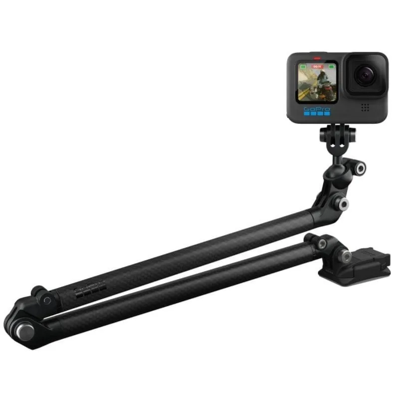 Extend pole in fibra di carbonio nero con rotazione 360° compatibile GoPro HERO Serie