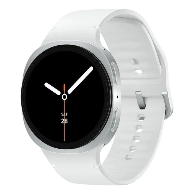 Samsung Galaxy Watch 8 LTE GPS 44mm AMOLED Bianco Argento M Resistenza Acqua 5ATM+IP68