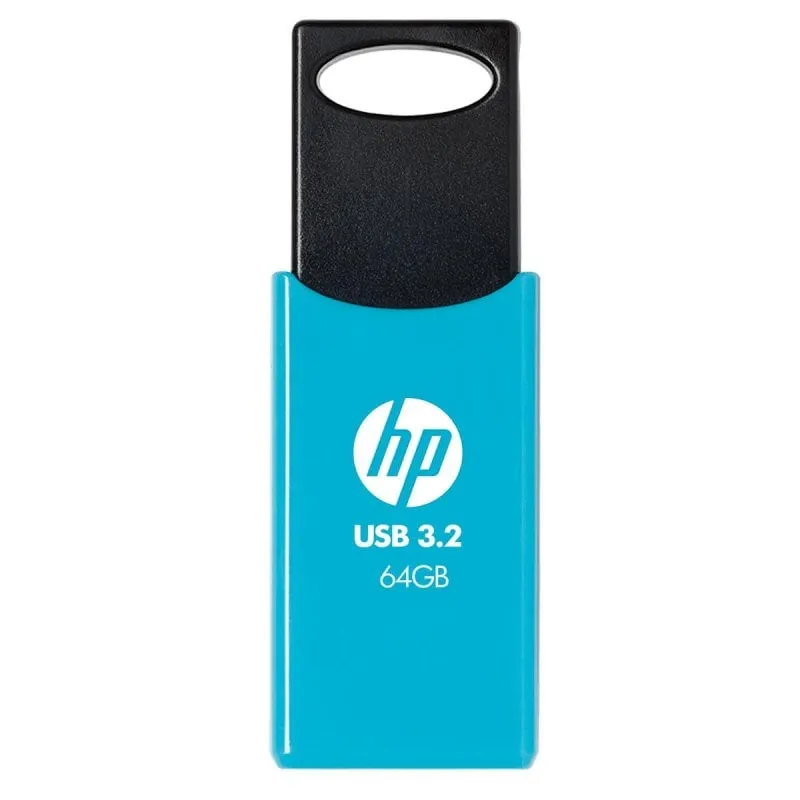 64 GB USB tipo A 3.2 Gen 1, 120 MB/s, Slide, Blu HP 712w