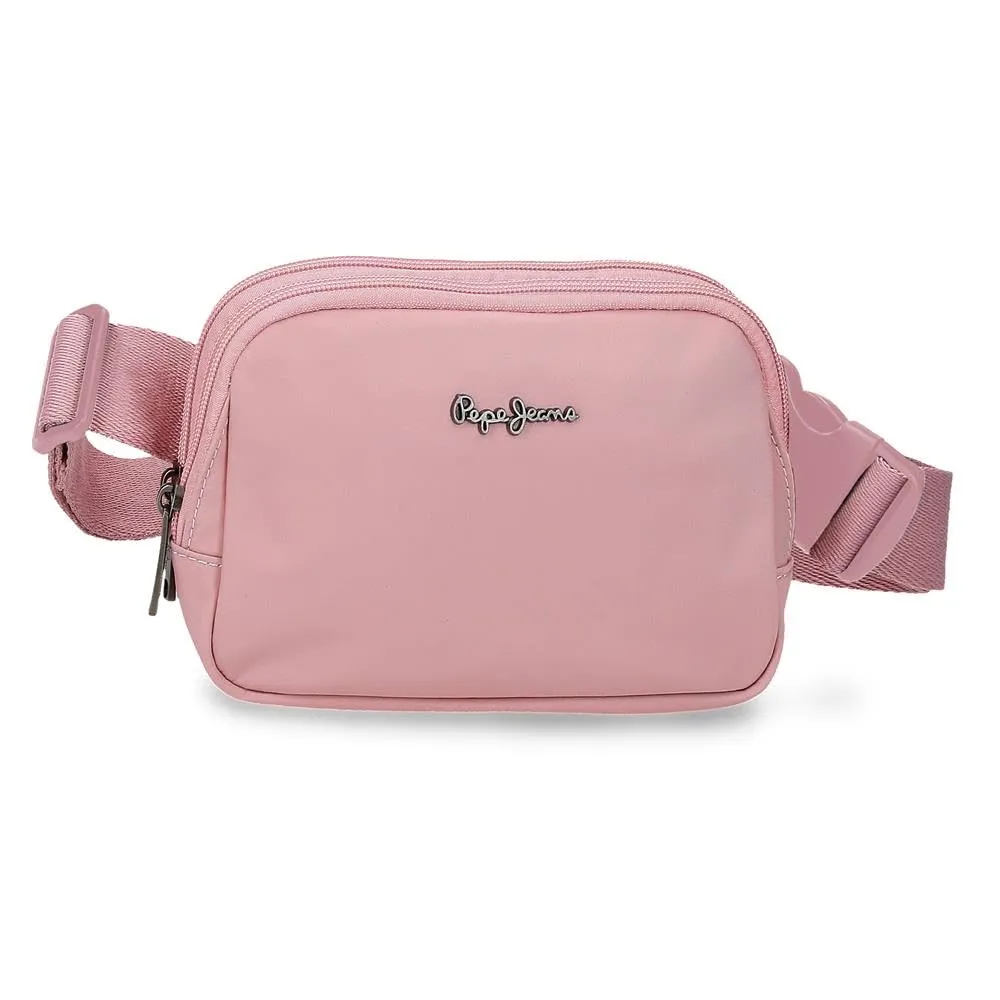 Pepe Jeans Naia Blu Marsupio 19x13x5.5 cm Poliestere e PU di Joumma Bags