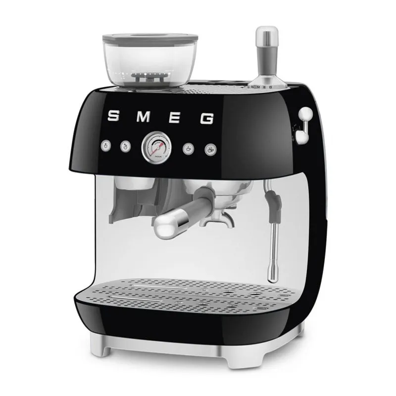 Macchina Espresso Manuale Smeg EGF03BLEU 2,4L 1650W Nero con Macinacaffè Integrato