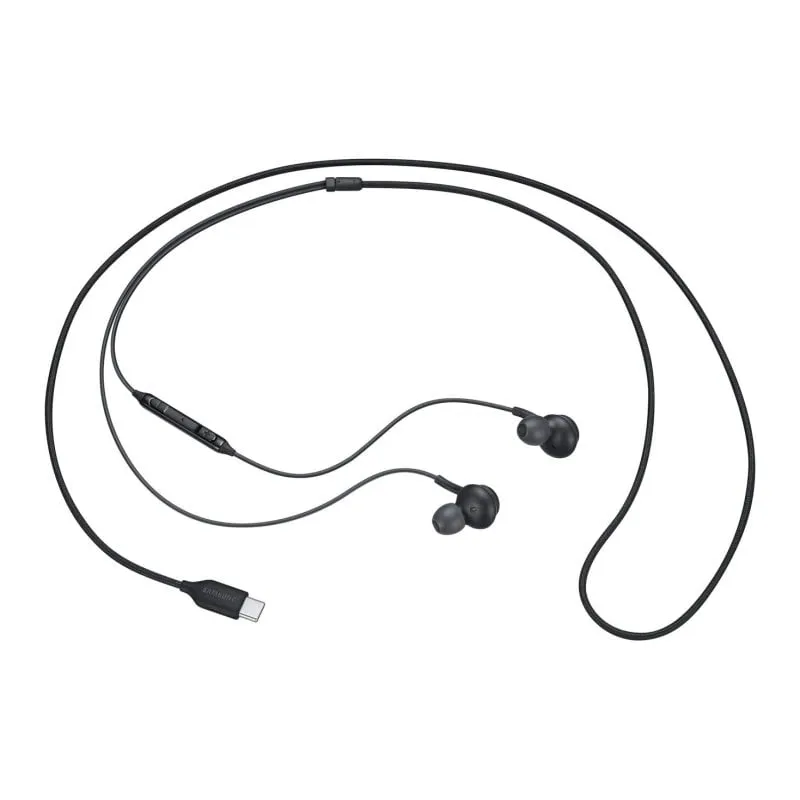 Auricolari Samsung cablati con Microfono e Controlli Inline Nero USB Intraurali