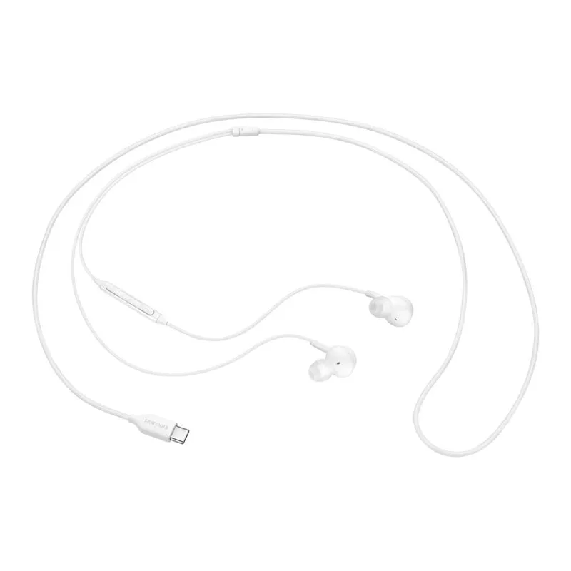Auricolari Samsung con filo USB bianchi in-ear per chiamate e musica con microfono integrato