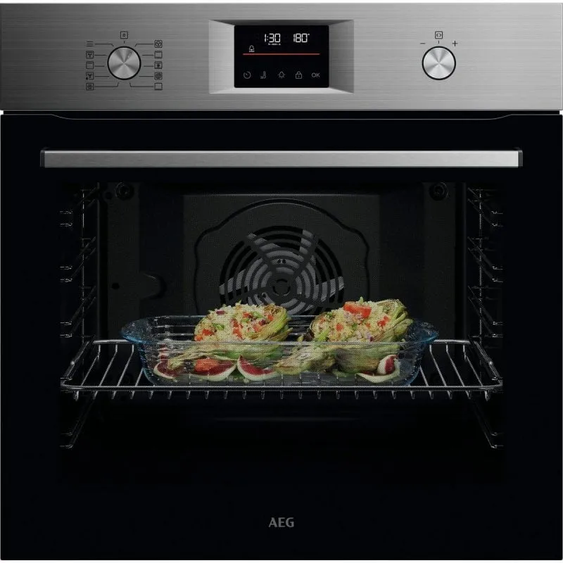 Horno elettrico AEG Series 5000 OU5PB40SM 72 L Nero Inox con autolimpieza pirolitica