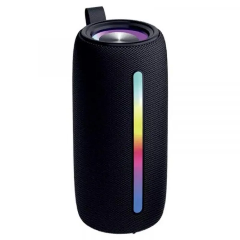 Altavoces Denver Mono Portatile Wireless 10W RGB LED Nero con Microfono e MicroSD