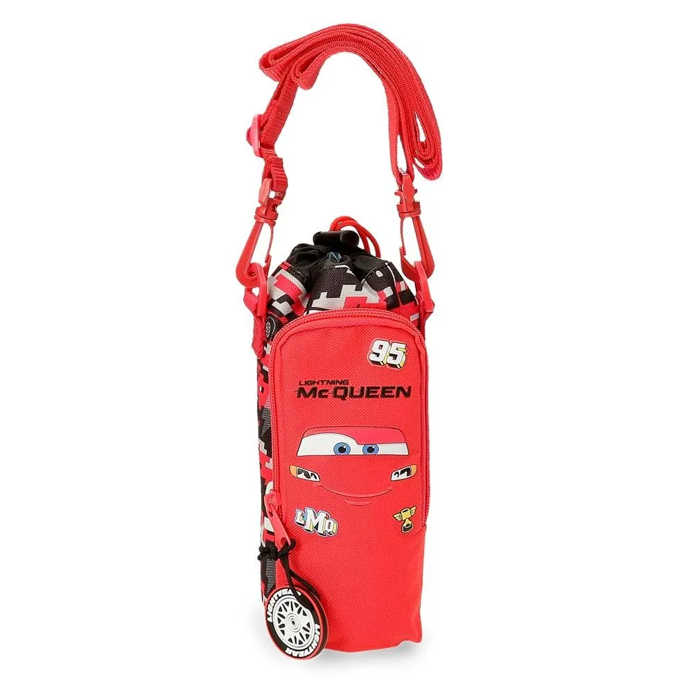 Joumma Disney Cars Mcqueen Rosso Piccola Borsa a Tracolla Rosso 8x22.5x8 cm Poliestere
