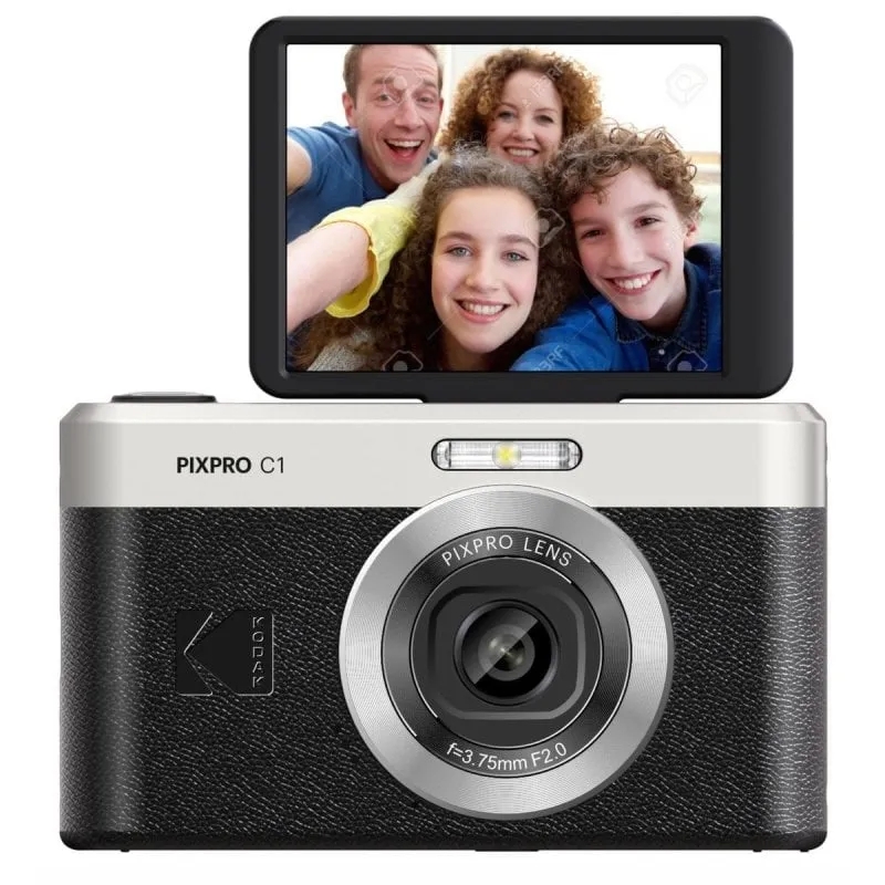 Macchina Fotografica Digitale Compatta Kodak PIXPRO C1 13 MP Zoom Digitale 4x Sensore CMOS Full HD Nero