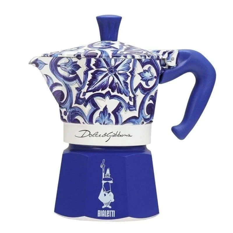 Caffettiera Moka Elettrica Bialetti 0005345 0,13L 3 Tazze Alluminio Blu/Bianco