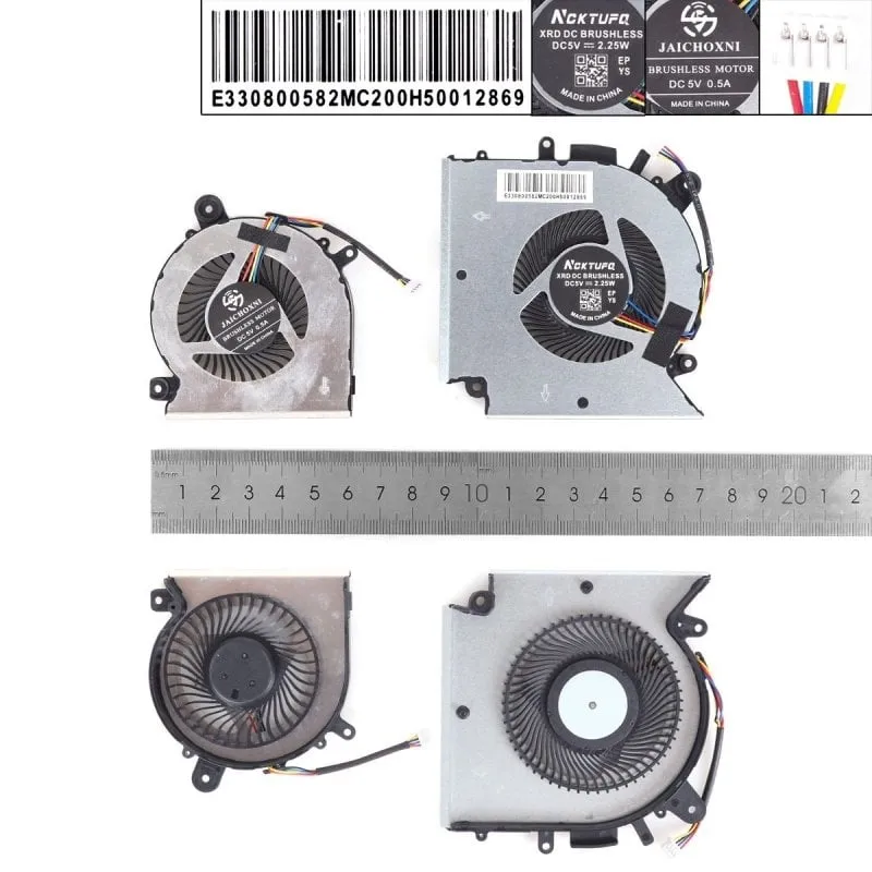 Ventola per laptop per Msi Gf66 Gl66 Ms-1581 N459 N460