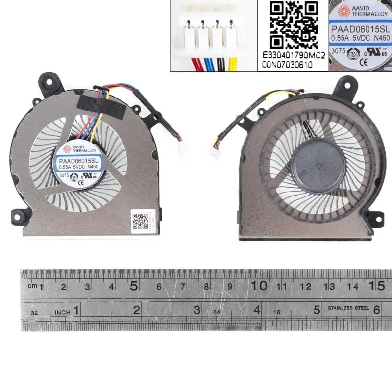 Ventola GPU per laptop Msi GL66 N477 GF66 GF76 Ms-1583 Paad05015sl