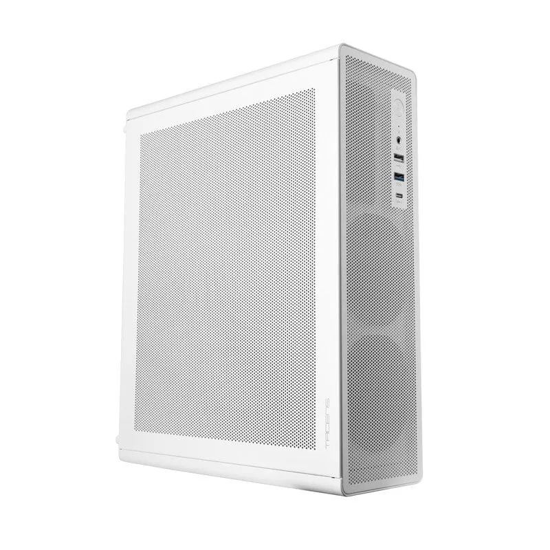 Tacens Aeroslim500 Slim MicroATX PC Case Alimentatore TFX 500W FDB Ventola da 90mm Bianco