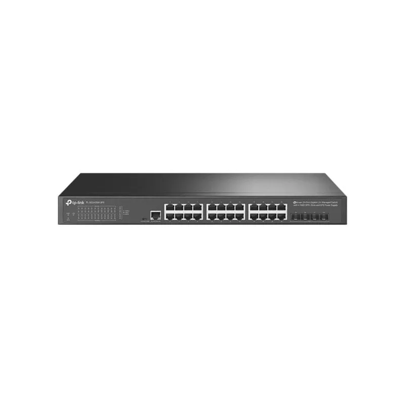 Switch Gestito JetStream 24 porte Gigabit L2+/L3 con 4 slot SFP+ e capacità di 128 Gbit/s