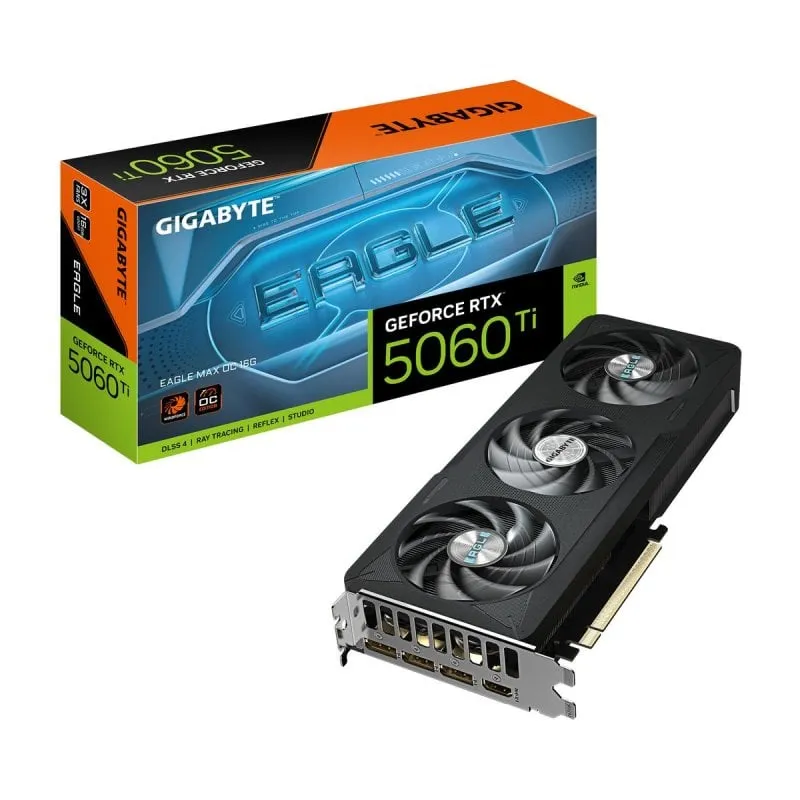 Scheda Grafica GIGABYTE GeForce RTX 5060 Ti 16GB GDDR7 Overclocked WINDFORCE 3X