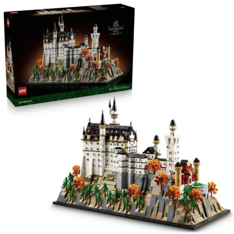 LEGO Architecture Castello di Neuschwanstein 21063 3455 pezzi
