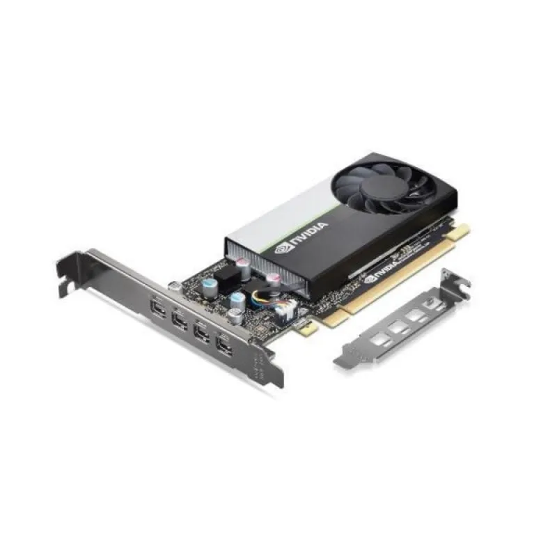 Lenovo Nvidia T1000 8GB GDDR6 4x miniDP PCIe x16 3.0 7680x4320 Attivo 1 Ventilatore