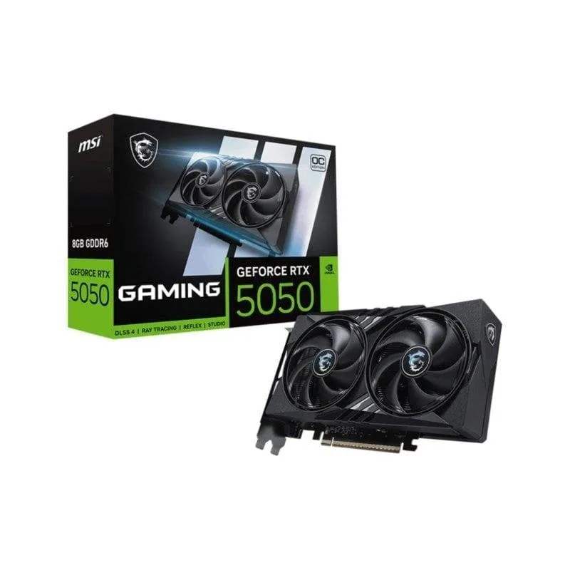 Scheda Grafica MSI GeForce RTX 5050 8GB GDDR6 Gaming OC Reflex 2 RTX AI DLSS4