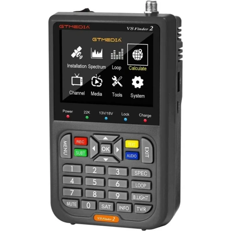 Misuratore satellite V8 Finder2 LCD 3,5" H.264 DVB-S