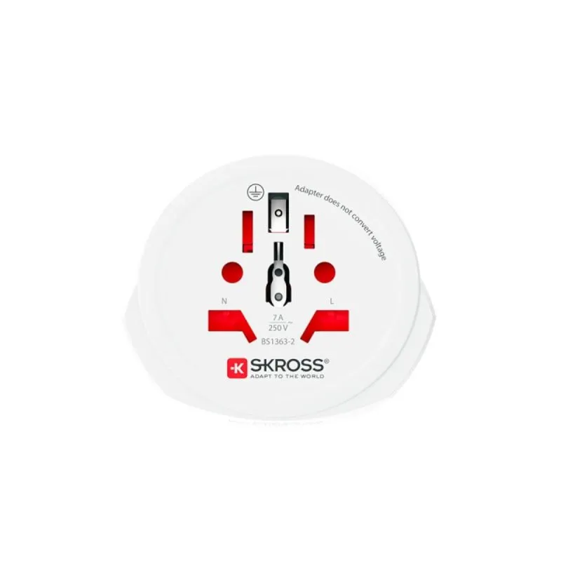 Adattatore Skross 1.500225-E UK Bianco Universale 7 A