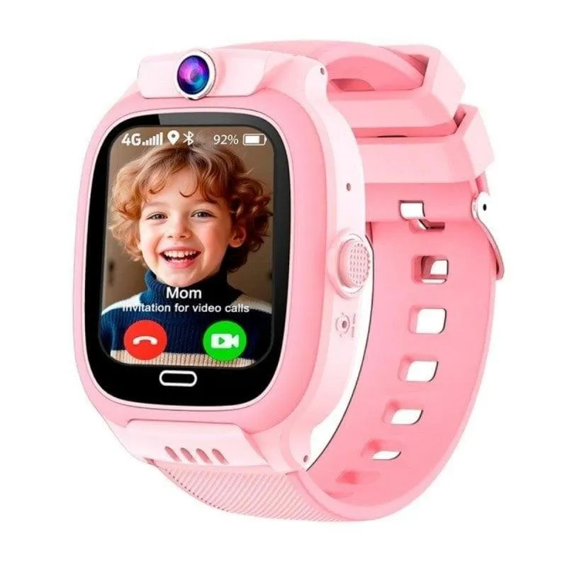 Cool Kids GPS Nano SIM Videocall 52mm Display 1.44" IP67 Resistente all'acqua Blu GPS SOS