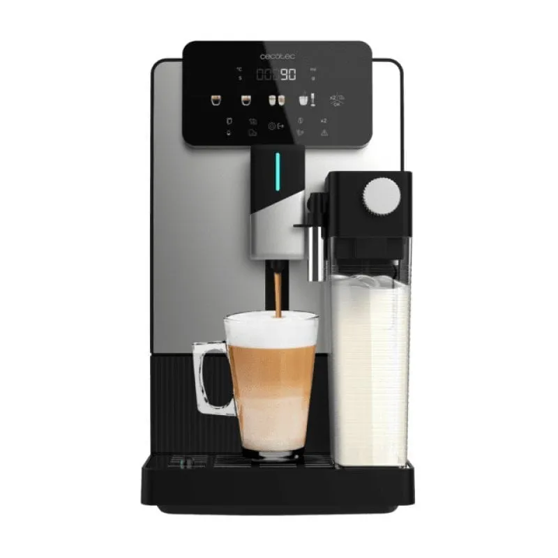 Cafetera Superautomatica Cecotec Cremmaet Latte 1,1 L 19 bar con serbatoio latte