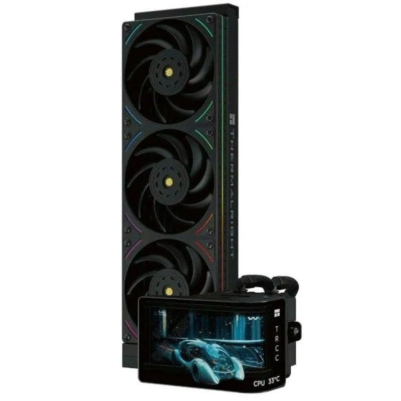 Refrigeración Líquida Thermalright Wonder Vision 360 UB ARGB 360mm 3 Ventilatori Schermo Curvo