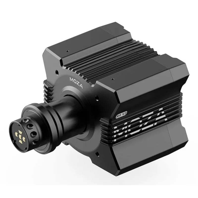 Base Volante Simulatore Moza Racing R9 V3 9 Nm Alluminio Nero 157x240 mm