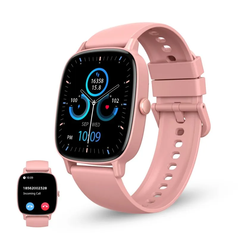 Ksix Pulse Bluetooth 46mm TFT Rosa IP68 SpO2 Cardiofrequenzimetro Monitoraggio Sonno