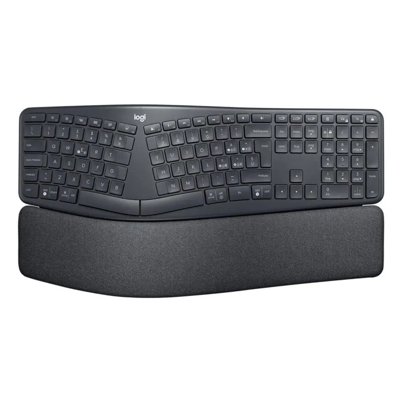 Tastiera semimeccanica Logitech ERGO K860 Layout IT ergonomica wireless Bluetooth