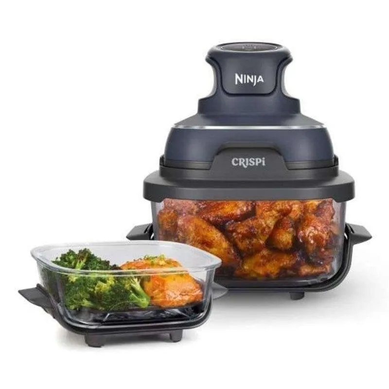 Friggitrice ad Aria Ninja CRISPi Vetro 3,8 L 1700 W Portatile Blu