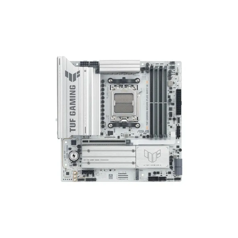 Placa Base ASUS B850 Socket AM5 Micro ATX TUF GAMING B850M-PLUS WIFI7 Blanco DDR5 RAID Wi-Fi 7 Bluetooth