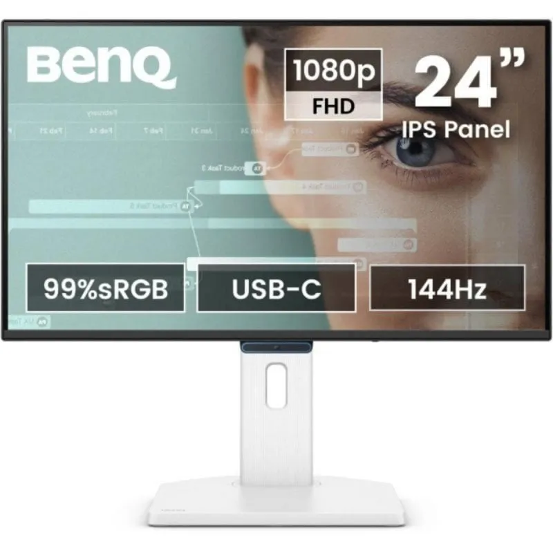 Monitor BenQ GW2490TC 23,8" FullHD 144Hz IPS USB-C 5ms Altoparlanti Bianco