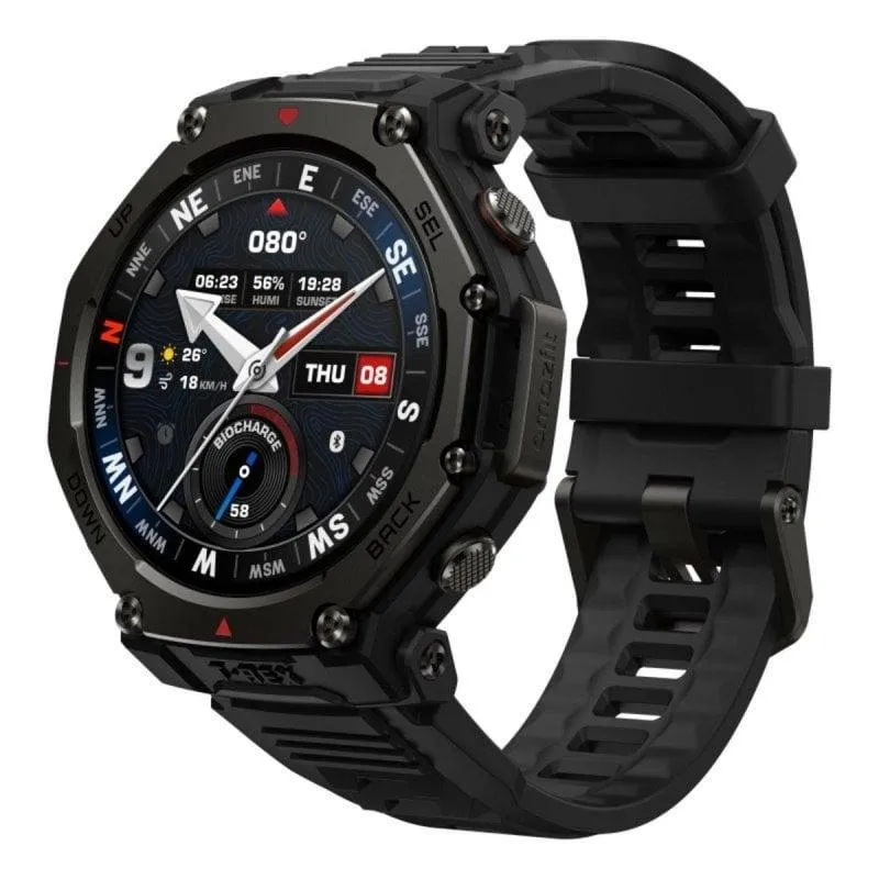 Amazfit T-Rex 3 Pro GPS Bluetooth 48mm AMOLED Nero Resistenza all'Acqua 10ATM