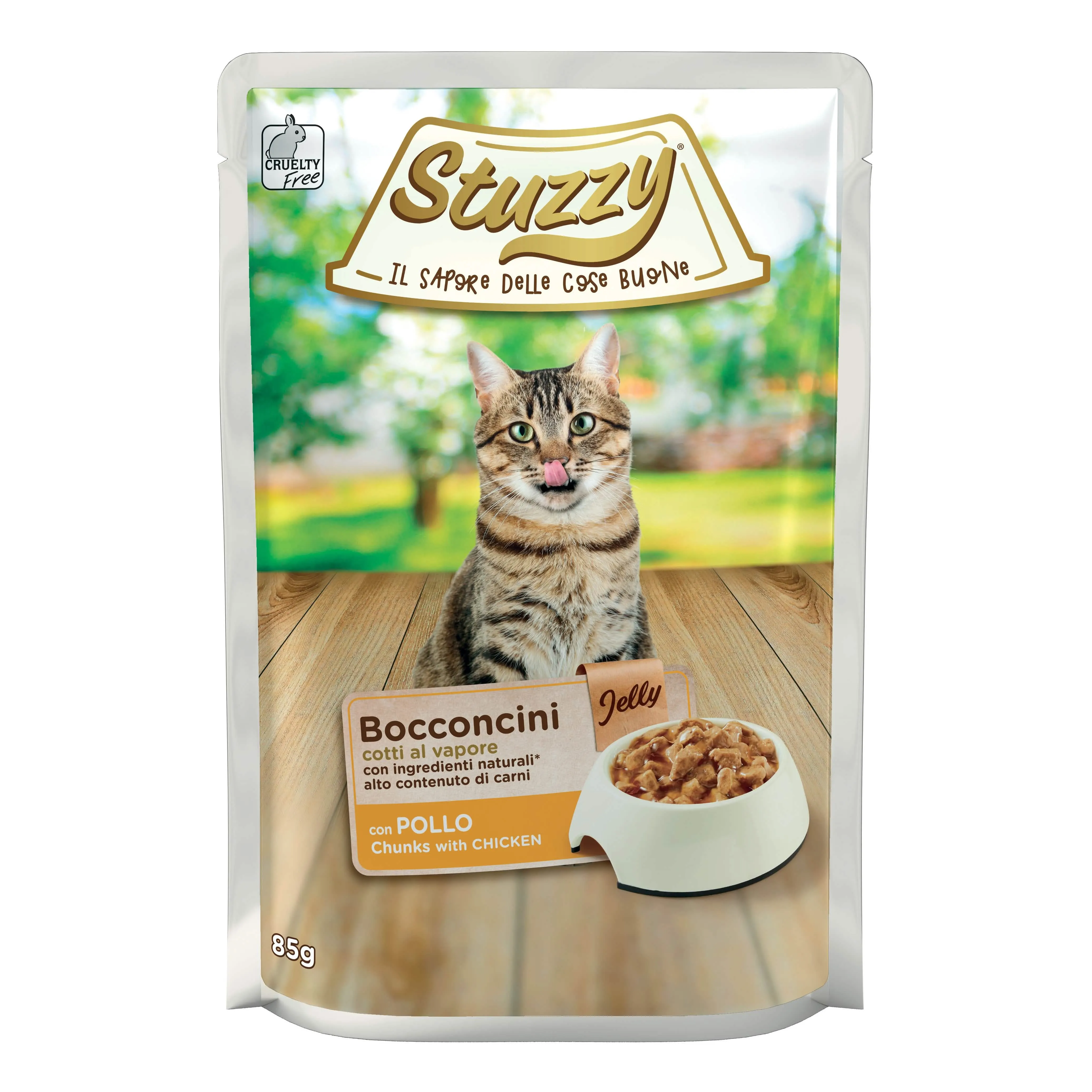 Stuzzy cat bocconcini pollo jelly 85g