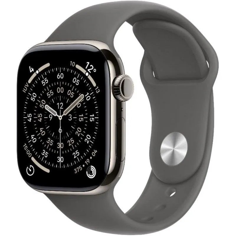 Apple Watch Series 11 GPS + Cellular 42mm Retina OLED Titanio Naturale Grigio M/L IP6X SpO2 ECG