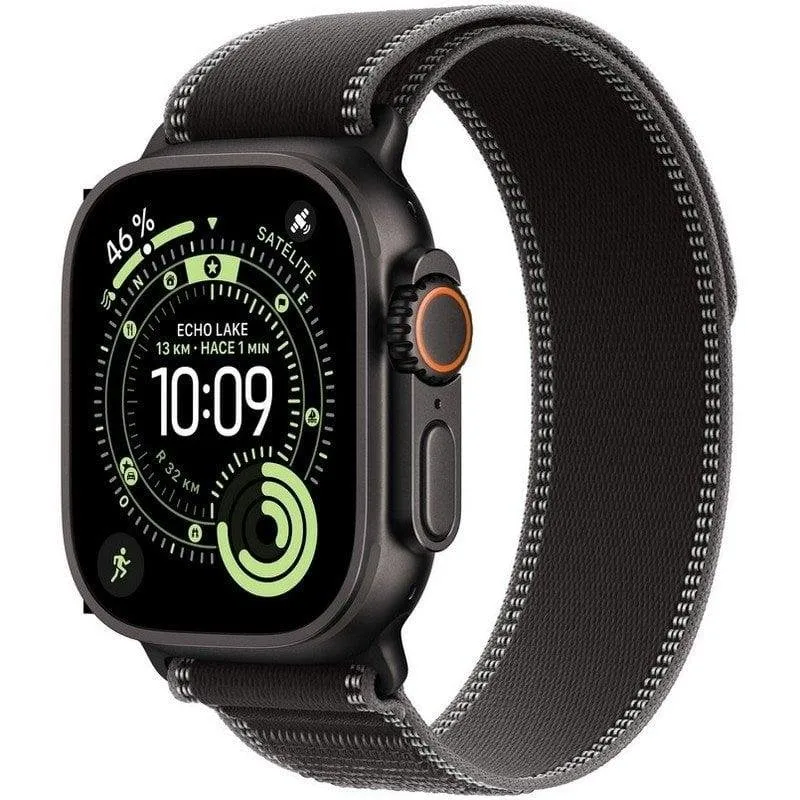 Apple Watch Ultra 3 GPS + Cellular 49mm Retina OLED Titanio Nero M/L 5G IP6X SpO2 Cardio