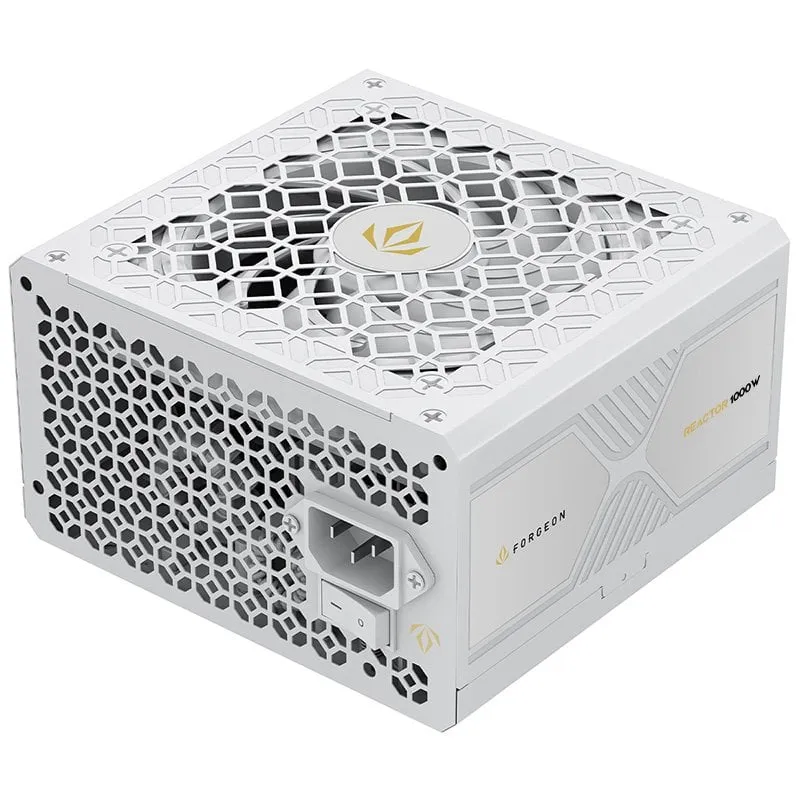 Alimentatore completamente modulare Forgeon Reactor 1000 Cybenetics Platinum ATX 3.1 PCIe 5.1 bianco